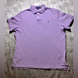 Polo Ralph Lauren Mens Lavender XL Polo Shirt EUC